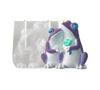Frog Shaped Silicone Mold - Animal Candle Molds, 3D Dog/Cat Silicone Candle Mould, Resin Casting Mould Soap Molds, Aromatherapy Plaster Moulds for Soap Clay Cement Resin Craft Home Accent Family