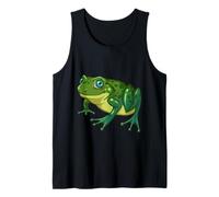 Frog Shirt Big Beautiful Green Frog Awesome Happy Frog Tank Top