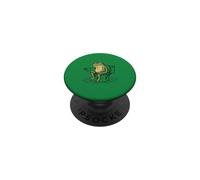 Frog Sitting On Toilet Amphibian Bathroom Graphic PopSockets Adhesive PopGrip