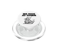 Frog Snail We Ride at Dawn PopSockets PopGrip for MagSafe