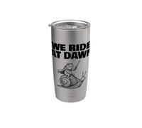 Frog Snail We Ride at Dawn Stainless Steel Insulated Tumbler
