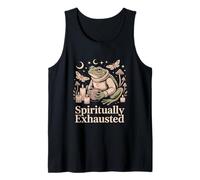 Frog Spiritually Exhausted Tank Top