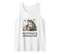 Frog Spiritually Exhausted Tank Top