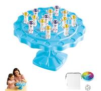 Frog Stacking Game Family Board,50pcs Balance Tree Frog Stacking Game Toys,Balanced Desktop Toy,Balancing Tree,Tetra Tower Balance Balanced,Math Toy|Spaceman| Educational Astronauts (B)