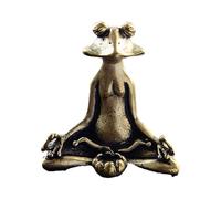 Frog Statue Incense Burner - Solid Zen Frog Incense Burner Copper, Handmade Desktop Backflow Waterfall Incense Holder For Home Decor
