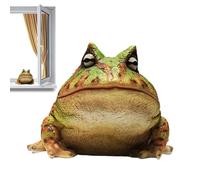 Frog Statue - Realistic Frog Yard Decorations Outdoor Resin | Tabletop Toy Ornament Decorative Frog Sculptures Toad Statue Decor for Indoor Outdoor Home Desktop Courtyard