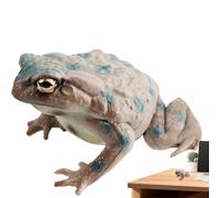 Frog Statue Toy - Cute Amphibian Mini, Detailed Creature, Playful Pond Figurine | Safe Educational Wildlife Decor Accent, Whimsical Character Design Children's Room Or Classroom Setting