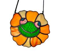 Frog Suncatcher, Frog Suncatcher for Crafts, Window Frog Decoration, Stained Acrylic Suncatcher, Stained Acrylic Frog Decoration Suncatcher, Acrylic Panel, Frog Suncatcher