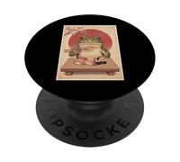Frog Sushi Anime Vintage Japanese Food Lover Kawaii PopSockets Adhesive PopGrip