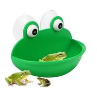 Frog Tank Decoration - Cute Amphibian Plates Stand, Climbing Stand | Aquarium Decor For Small Tree Frogs, Fish Bowl Accessory For The