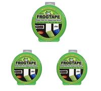 Frog Tape Green Multi Surface Painters Masking Tape 24mm x 41.1m Hanging Pack. Indoor painting and decorating for sharp lines and no paint bleed (Pack of 3)