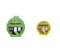Frog Tape Green Multi Surface Painters Masking Tape 24mm x 41.1m Hanging Pack. & Yellow Delicate Surface Painters Masking Tape 24mm x 41.1m.