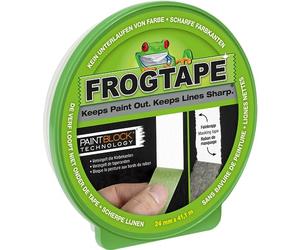 Frog Tape Multipurpose Crepe Paper Crepe - Clean and Precise Lines, Dimensions: 24 mm x 41.1 m - Colour: Green