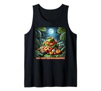 Frog-Tastic Halloween Adventures! Funny Pumpkin Frog Tank Top