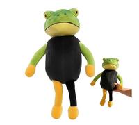 Frog Teddy Brain Rot Plushies, 31cm Soft Frog Plush, Premium Stuffed Animal for Home Decor birthday gift and Collectors, Durable Frog Plushie with Realistic Design