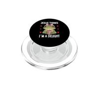 Frog Tee Jesus Thinks I´m a Delight PopSockets PopGrip for MagSafe
