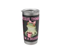 Frog Tee Jesus Thinks I´m a Delight Stainless Steel Insulated Tumbler