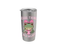 Frog Tee Jesus Thinks I´m a Delight Stainless Steel Insulated Tumbler