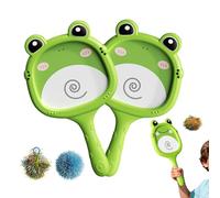 Frog Tennis Racket, Boys Racquet Set, Indoor Outdoor Playground Tool, Engaging Beach Garden Yard Game Accessory, Practical School Sports Fixture, Tennis Gear for Kids, Girls, Students