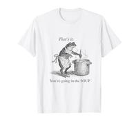 Frog That's it You're Going in The Soup Funny T-Shirt