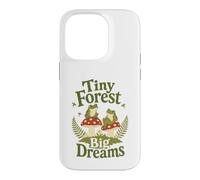 Frog Tiny Forest Big Dreams Mushroom Cottagecore Nature Case for iPhone 14 Pro