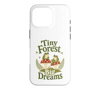 Frog Tiny Forest Big Dreams Mushroom Cottagecore Nature Case for iPhone 16 Pro