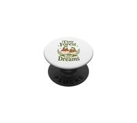 Frog Tiny Forest Big Dreams Mushroom Cottagecore Nature PopSockets Adhesive PopGrip