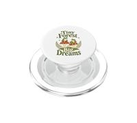 Frog Tiny Forest Big Dreams Mushroom Cottagecore Nature PopSockets PopGrip for MagSafe