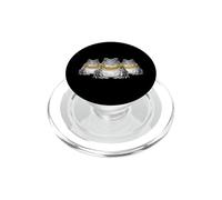 Frog Toad Amphibian Rap Old School Retro Streetwear 80s 90s PopSockets PopGrip for MagSafe