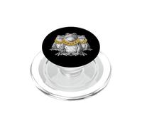Frog Toad Amphibian Rap Old School Retro Streetwear 80s 90s PopSockets PopGrip for MagSafe