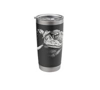 Frog Toad Smoking Cigarette Vintage Frog Toad Funny Meme Stainless Steel Insulated Tumbler