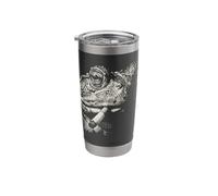 Frog Toad Smoking Cigarette Vintage Frog Toad Funny Meme Stainless Steel Insulated Tumbler
