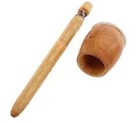 Frog Tone Rhythm Mallet - Mini Wooden Percussion Stick, Lightweight Baritone Beater | Compact Ensemble Instrument Component, Durable Band Accessory Pair, Smooth Tonal Drum Tool Complement