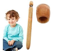 Frog Tone Rhythm Mallet - Wooden Percussion Mini Lightweight Baritone Whisk | Compact Set Instrument Component, Durable Band Accessory Pair,HE Add-On