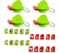 Frog Tongue Board Game, Funny Lizard & Frog Mask Game with Blow Tongue, Multiplayer Tongues Out Game Party Game for Kids Family, Children’s Tongue Out Toy (2 Set)