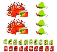 Frog Tongue Game, Frog Mask with Blow Tongue, Lizard Tongue Games, Frogs Tongue MaskGame with Blowing Air, Frogs Toy Tongues Out Games, Multiplayer Family Party Game for Kids and Adults (4PCS)