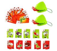 Frog Tongue Game, Lizards Tongue Game, Funny Frog Mask with Blow Tongue, Multiplayer Interactive Party Games Portable Tongue Out Games for Kids Party Bag Fillers Christmas Party Gifts (2PCS