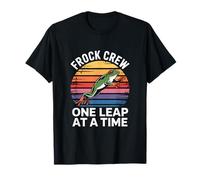 Frog Track Crew Design, One Leap at A Time, Amphibian T-Shirt