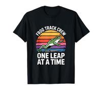 Frog Track Crew Design, One Leap at A Time, Amphibian T-Shirt