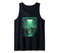 Frog UFO Sighting - Alien Cow Abduction Tank Top