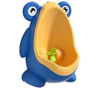 Frog Urinal Potty Training 11x5" Safe PP Cuet Wall Hanging/Suction Cup Toddler Urinal with Aiming Target at Home, Kindergarten, Preschool Toddler