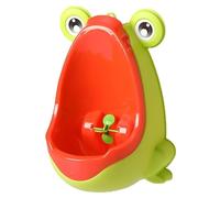 Frog Urinal Potty Training 13x11" Wall Hanging/Suction Cup Toddler Urinal with Aiming Target at Home, Kindergarten, Preschool..