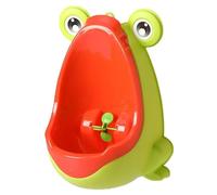 Frog Urinal Potty Training 13x11" Wall Hanging/Suction Cup Toddler Urinal with Aiming Target at Home, Kindergarten, Preschool Toddler