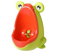 Frog Urinal Potty Training 13x11" Wall Hanging/Suction Cup Toddler Urinal with Aiming Target at Home, Kindergarten, Preschool