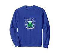 Frog Vibes: Cute Amphibian Music Lover for Kids & Adults Sweatshirt, Adult Unisex, Royal Blue, M