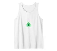 Frog Vibes: Cute Amphibian Music Lover for Kids & Adults Tank Top, Men, White, L