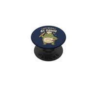 Frog We Bake At Dawn Funny Baking Humor Meme 2 PopSockets Adhesive PopGrip