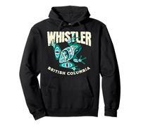 Frog Whistler BC Pacific Northwest Native Pullover Hoodie