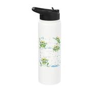 Frog Who Let The Frogs Out Funny Sarcasm Stainless Steel Insulated Water Bottle