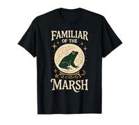 Frog Witch Toad Familiar Cottagecore Witch Occult Animal T-Shirt
